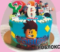 Торт «Роблокс»